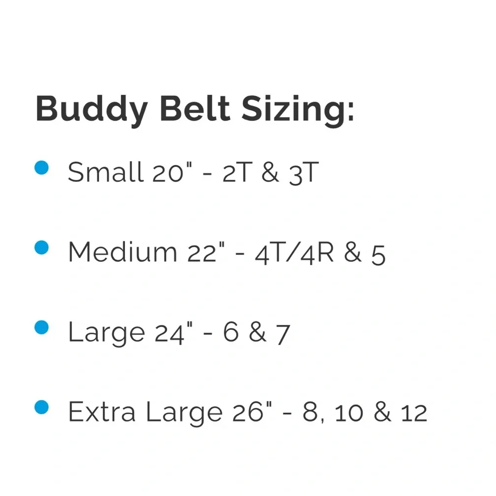 J Bailey buddy belt bundle - 4 belts, size 22